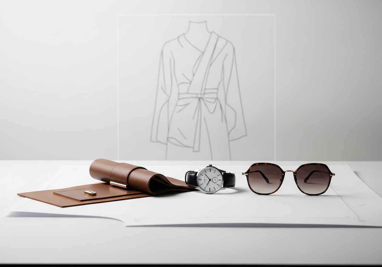 Fashion accessories flat lay